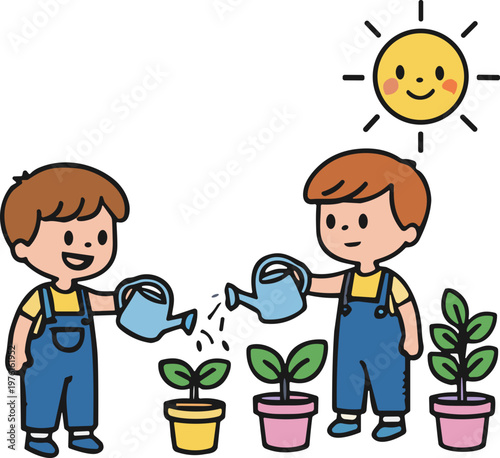 유치원의 즐거운 아이들