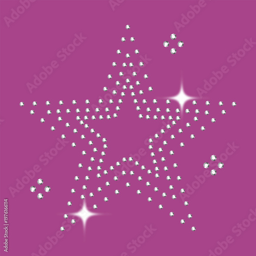 Bedazzled Rhinestone Element Star