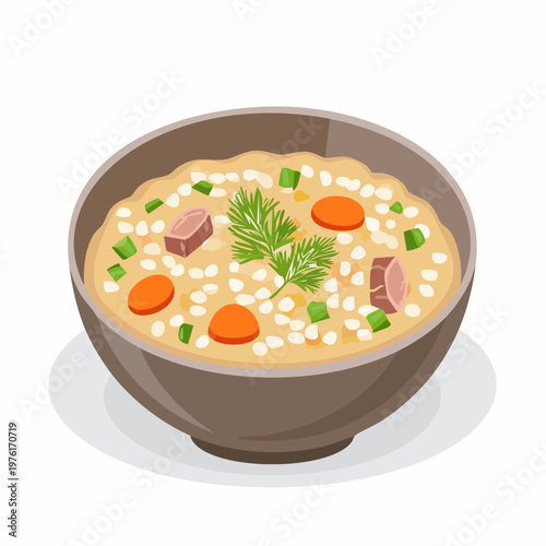 Schlesische Graupensuppe