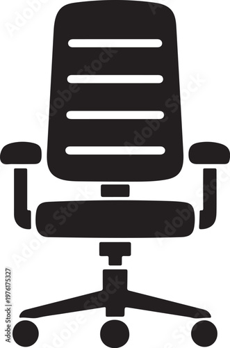 Office Chair Silhouette Icon