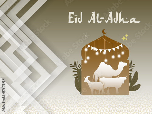 Eid al adha greeting card