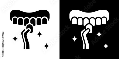 Dental Veneer Icon Set Multiple Style Collection