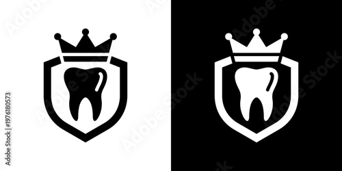 Dental Crown Icon Set Multiple Style Collection