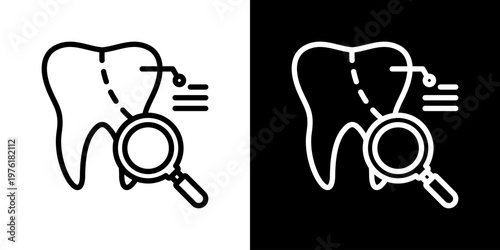 Dental Checkup Icon Set Multiple Style Collection