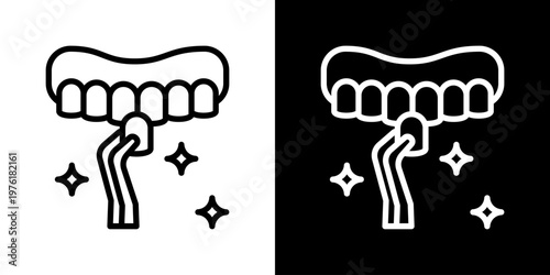 Dental Veneer Icon Set Multiple Style Collection