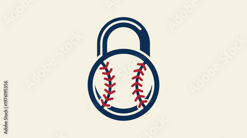Baseball Field Lockup Logo