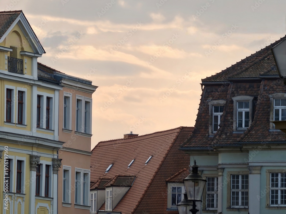 Fotografie Evening cityscape scene