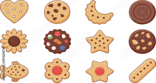 set of different kinds of chocolate