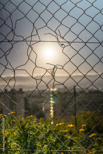 Marseille, liberté au couché de soleil