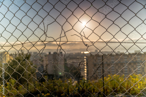 Marseille, liberté au couché de soleil