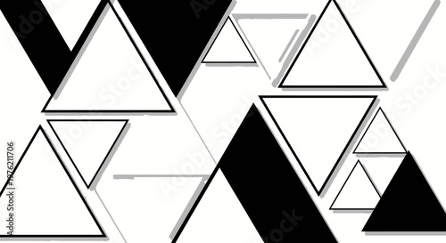A geometric black letter A icon featuring a 3d vector design element and a triangle shape for a professional business sign illustration