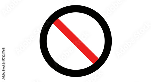 Isolated red and white circle icon set featuring a prohibited no entry sign, no parking symbol, and do not enter road traffic illustration for safety warning