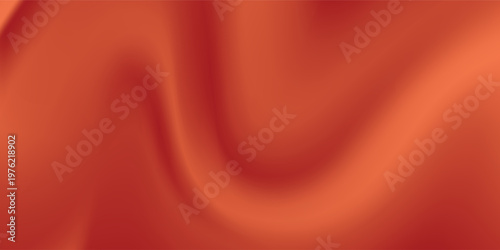 Vivid red gradient background. Abstract smooth hot color gradation wallpaper. Vibrant intense blurred backdrop for banner, poster, leaflet, brochure, booklet. Bright fiery red overlay. Vector