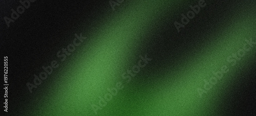 Vibrant green black grainy background with color gradient, abstract grainy noise background, gradient texture, dark banner header backdrop