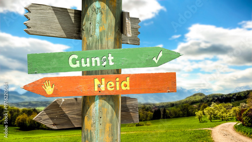 Signposts the direct way to favour versus envy