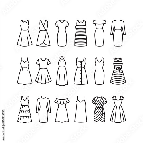 vector illustration of clothes