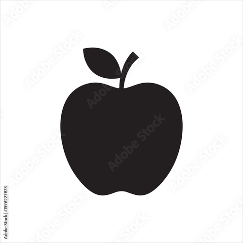 vector illustration of an apple
