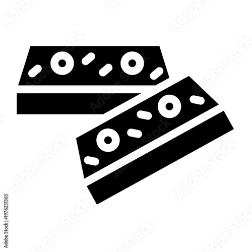 Vector Design Brownie Icon Style
