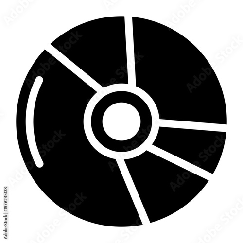 Vector Design Compact Disk Icon Style