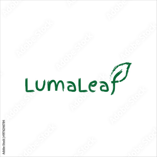 LumaLeaf logo design, garden logo design 2026