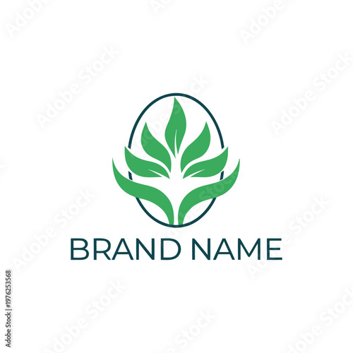 Modern eco-friendly logo collection featuring trees and leaf elements, perfect for sustainability, wellness, and environmental branding. 