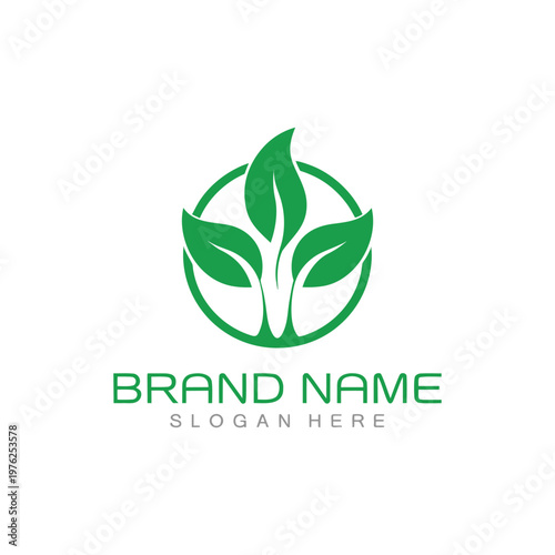 Modern eco-friendly logo collection featuring trees and leaf elements, perfect for sustainability, wellness, and environmental branding. 