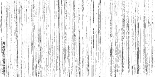Grunge vertical scratch texture, distressed black lines on white, abstract worn surface, high contrast minimal background.