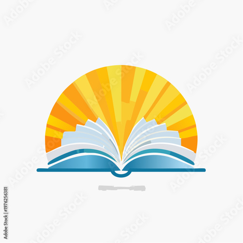 A bright, segmented yellow and orange arc in the lower corner