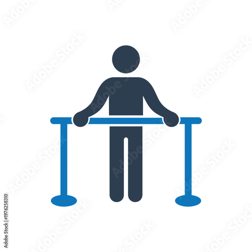 Physical Therapy Parallel Bars Icon