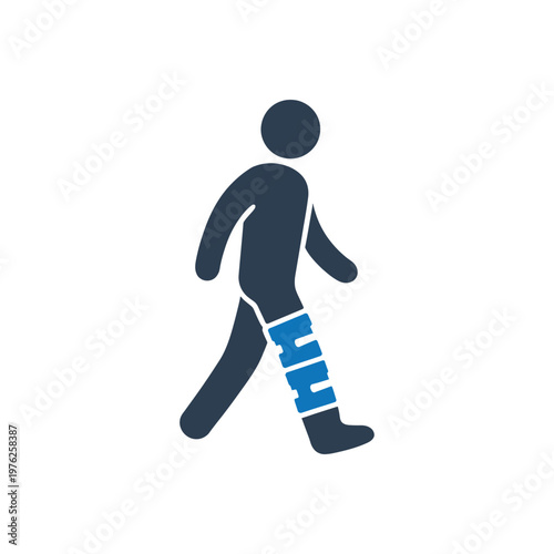 Leg Brace Support Icon