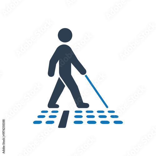 Blind Navigation Guide Icon
