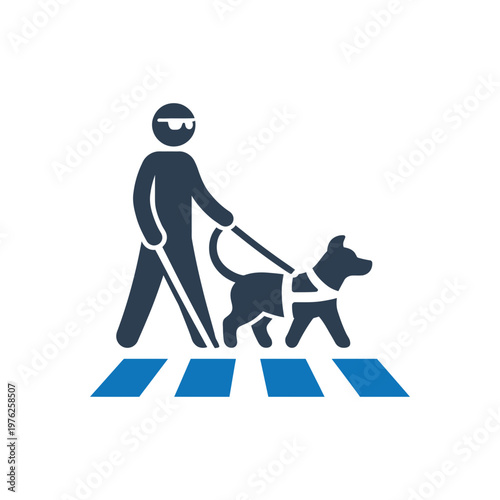 Blind Pedestrian Guide icon