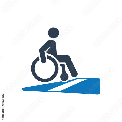 Wheelchair Ramp Access icon