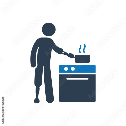 Prosthetic Leg Cooking icon