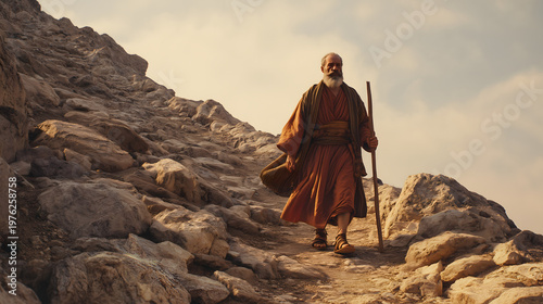 Moses Ascended From the Plains of Moab to Mount Nebo, the top of Pisgah, across from Jericho, and God Showed him the Entire Promised Land