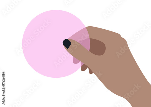 Hands gently hold vibrant transparent circles, casting soft shadows as they playfully interact under warm, soft light in a peaceful setting accompanied by a gentle breeze.