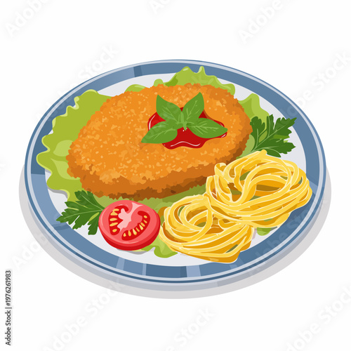 Jägerschnitzel Deluxe Teller