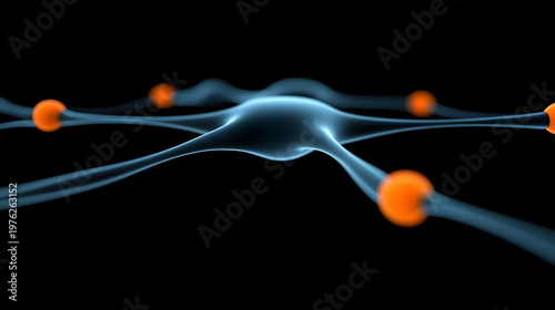 Digital background perfect for tech processes, neural networks, artificial intelligence, data transfer and encryption, digital archives, sound and graphic presentations, science, education,