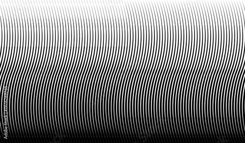 Curved vertical lines in black and white