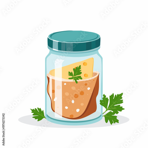 Würzfleisch im Glas modern