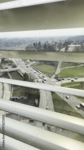 urban arterial road viewed from above