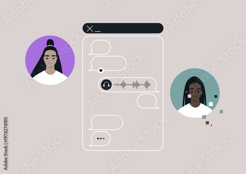 In a warm virtual chat, two people laugh and connect—yet something feels off, One doesn’t realize the other isn’t human, and the warmth hides a quiet, unsettling truth.