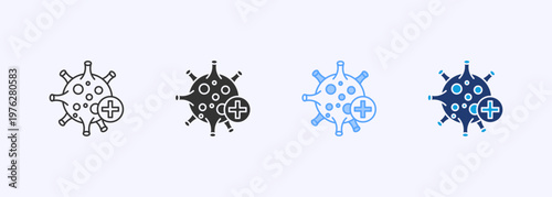 Infection Icon Set Multistyle Various Collection Element For Design