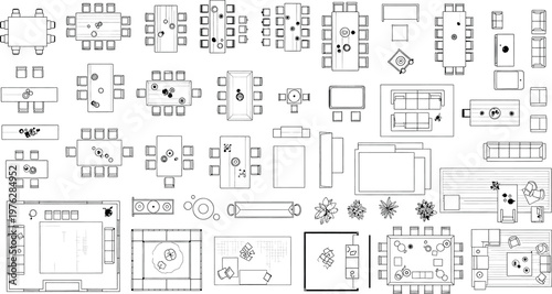 Complex circuit board schematic diagram isolated on transparent background detailed electronic design