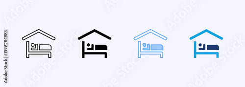 Accommodation Icon Set Multistyle Various Collection Element For Design
