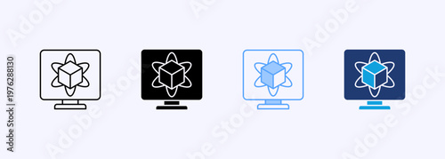 Simulation Icon Set Multistyle Various Collection Element For Design