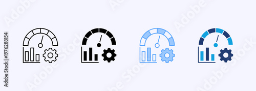 Optimization Icon Set Multistyle Various Collection Element For Design