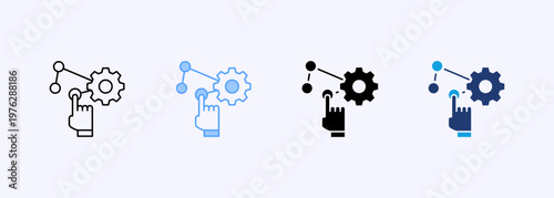 Usability Icon Set Multistyle Various Collection Element For Design
