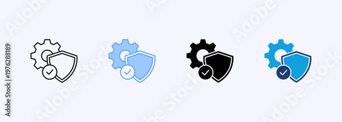 Reliability Icon Set Multistyle Various Collection Element For Design