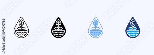 Biodiversity icons featuring species diversity, conservation, and ecological variety themes. Multiple style Icons set.